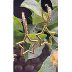 Brinco de Argola com Estrela