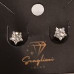 Brinco Ponto Luz Estrela Zircônia Cristal