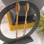 Brinco Oval e Zircônia