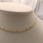 Choker Pedra Coração Cristal
