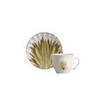 Conjunto 6 Xicaras De Cha C/ 6 Pires C/ Filete