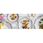 Conjunto 6 Pratos Sobremesa Champignons Ø21cm Valentina Scalla