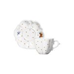 Conjunto 6 Xícaras De Chá Com 6 Pires Champignons Scalla