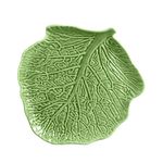 Conjunto 6 Pratos Raso Ø29cm Folha Verde Cristina Scalla