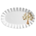 Travessa Grande Folhas Água De Coco Scalla