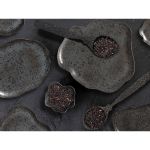 Conjunto 6 Xícaras Café Com 6 Pires Orgânico Ônix Scalla