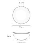 Conjunto 6 Bowls Cereal Búzios Scalla