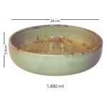 Tigela Grande Aspen Verde Scalla