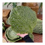 Tábua De Queijo Redonda Couve Verde Cristina Scalla