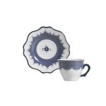 Conjunto 6 Xícaras De Café Com 4 Pires Hamptons Scalla