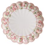 Sousplat Relevo Rosas Vó Dulce Cerâmica Scalla