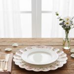 Sousplat Relevo Rosas Vó Dulce Cerâmica Scalla