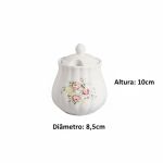 Açucareiro Relevo Vó Dulce Cerâmica Scalla