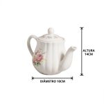 Mini Bule Relevo Vó Dulce Cerâmica Scalla