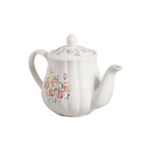 Bule de Chá Relevo Vó Dulce Cerâmica Scalla