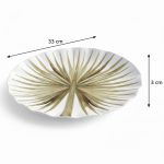 Sousplat Folhas 2 Água De Coco Scalla