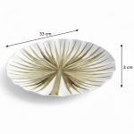 Sousplat Folhas 2 Água De Coco Scalla