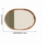 Travessa Média Colors Verde Scalla