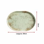 Travessa Pequena Aspen Verde 30cm Scalla