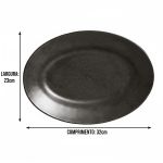 Travessa Pequena Stone Black Scalla