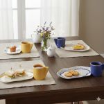 Conjunto 4 Jogo de Lanche Summer Cerâmica Scalla