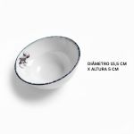 Conjunto 6 Bowl Cereal Atlântica Cerâmica Scalla