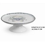 Prato de Bolo 27cm Atlântica Cerâmica Scalla