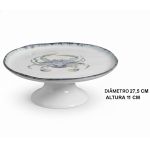 Prato de Bolo 27cm Atlântica Cerâmica Scalla