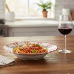 Prato Massa e Risoto Summer Cerâmica Scalla