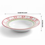 Prato Massa e Risoto Summer Cerâmica Scalla