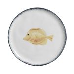 Conjunto 6 Prato Raso Ø27cm Liso Atlântica Scalla