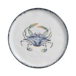 Conjunto 6 Prato Raso Ø27cm Caranguejo Atlântica Scalla