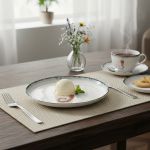 Conjunto 6 Prato Sobremesa Cavalo Marinho Atlântica Scalla