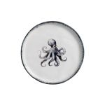 Conjunto 6 Prato Sobremesa Polvo Atlântica Cerâmica Scalla