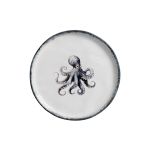 Conjunto 6 Prato Sobremesa Polvo Atlântica Cerâmica Scalla