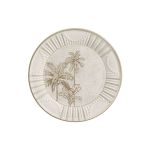 Conjunto 6 Prato Sobremesa Vintage Palms Cerâmica Scalla