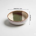 Conjunto 6 Bowls Colors Verde Cerâmica Scalla