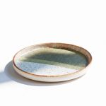 Conjunto 6 Pratos Raso 27cm Colors Verde Cerâmica Scalla