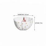 Conjunto 6 Bowls Cereal Valentina 1 Cerâmica Scalla