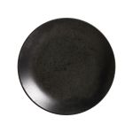Conjunto 6 Pratos Raso 27cm Stone Black Cerâmica Scalla