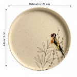 Conjunto 6 Pratos Rasos Ø28cm Ísis Cerâmica Scalla