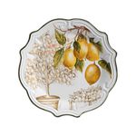Conjunto 6 Pratos Raso Branco Toscana
