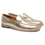 Mocassim Feminino Gaia Ouro Light