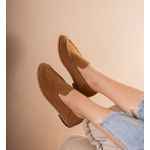 Mocassim Feminino Gaia Doce de Leite