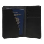 Porta Passaporte Pull Up Preto