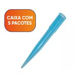 PONTEIRA TIPO GILSON POLIPROPILENO AZUL ATE 1000UL SEM FILTRO 5.000UN