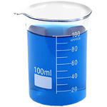 BEQUER VIDRO BOROSSILICATO 100ML FORMA BAIXA GRADUADO