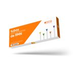 TUBO RMN 250- 600MHZ 5MM COM TAMPAS COLORIDAS 100UN