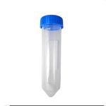 TUBO TIPO FALCON POLIPROPILENO 50ML COM TAMPA ROSCA ESTÉRIL 20 UNIDADES
