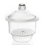 DESSECADOR VIDRO NEUTRO 300MM COM TAMPA TORNEIRA E DISCO DE PORCELANA